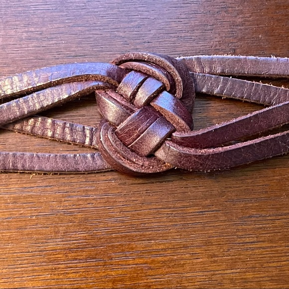 AEO Boho Braided Brown Belt - Picture 2 of 9